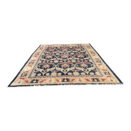 Vintage Handknotted Wool Area Rug - 11′8″ × 14′10″