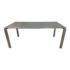 Room & Board Rand Grey Glass + Stainless Steel Table. Original Price: $950