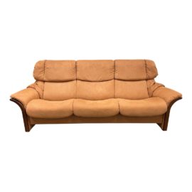 Ekornes Coral Suede Stressless Eldorado Sofa Lounger