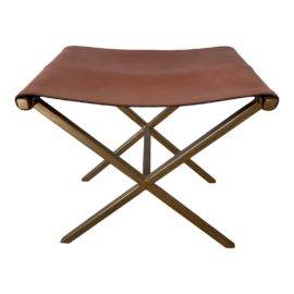 CB2 Leather Director's Stool. Original Price: $200