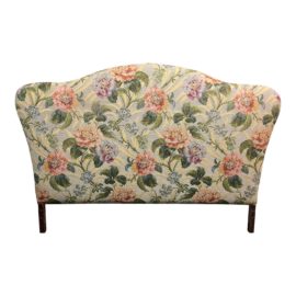 California King Custom Floral Jacquard Headboard