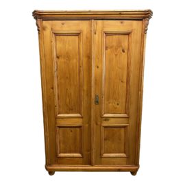Vintage French Provincial Pine Armoire