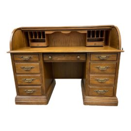 Jasper Cabinet Company Mystique Rolltop Secretary Desk