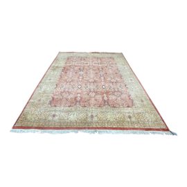 Pakastani Mahal Style Wool Rug - 8′1″ × 10′11″. Original Price: $10,000