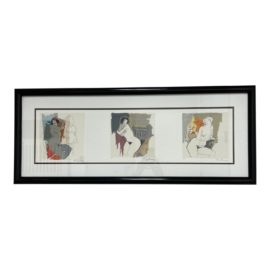 Itzchak Tarkay Nudes I II Iii, Signed + Numbered 71/300