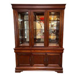 Traditional Two Piece China Cabinet