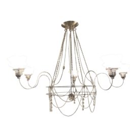 Jim Misner Custom "Light Opera" Five Arm Chandelier. Original Price: $1,650