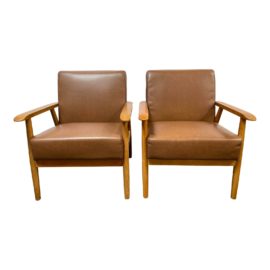 Belden Lane Nico Arm Chairs, a Pair. Original Price: $520