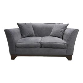 Micro Fiber Slate Blue Loveseat
