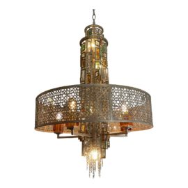 Corbett Lighting Riviera 10 Light Pendant Ceiling Light. Original Price: $3,825