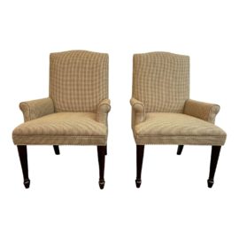 Williams Sonoma Home Morgan Arm Chairs, a Pair. Original Price: $1,590