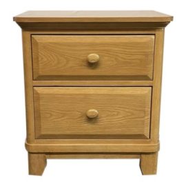 Shaker Style Two Drawer Night Stand