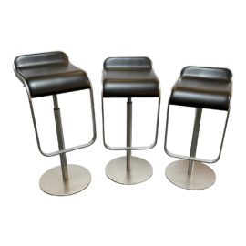 LaPalma Shin + Tomoko Azumi Lem Piston Bar Stools, Set of Three. Original Price: $2,992