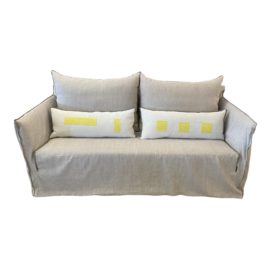 Gervasoni Ghost 110 Slipcover Sofa. Original Price: $4,500