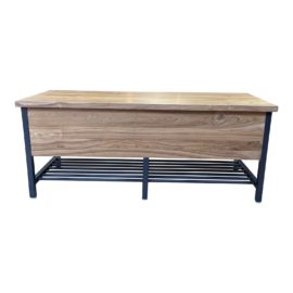 Crate & Barrell Teca Storage Trunk-Bench-Coffee Table. Original Price: $600