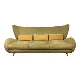 Vladimir Kagan for American Leather 'Fiftyish' Wingback Sofa. Original Price: $8,500