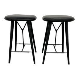 NEW Fredericia Spine Counter Stools, a Pair. Original Price: $2,630