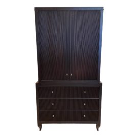 Barbara Barry for Baker Furniture Reed Media Armoire. Original Price: $3,082