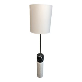 CB2 Stacked Marble Floor Lamp