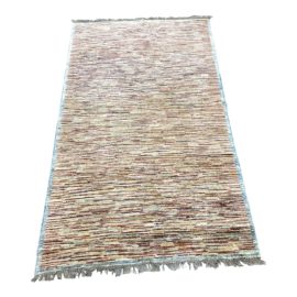 Contemporary Hand Woven Area Rug - 3′11″ × 6′8″