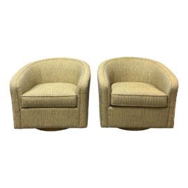 Room & Board Amos Swivel Chairs - a Pair. Original Price: $1,798