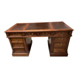 Hekman Leather Desk. Original Price: $2,000