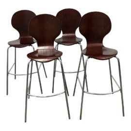 Crate & Barrel Bar Stools , Set of Four. Original Price: $1,350