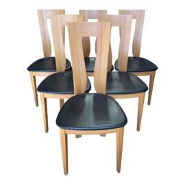 Seltz Furniture Antigue Dining Chairs, Set of Six. Original Price: $3,600