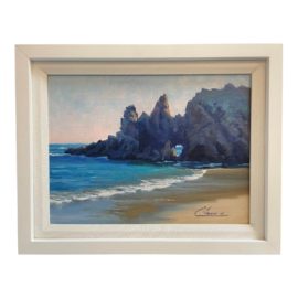 Coraly Hanson Original Painting "Beach Landscape"