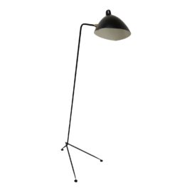 Serge Mouille Black Floor Lamp