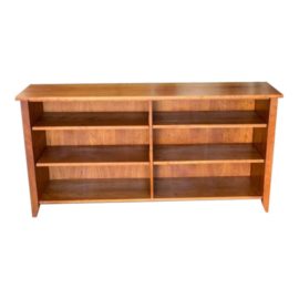 Vermont Custom Design Handcrafted Cherry Wide Bookcase. Original Price: $2,000