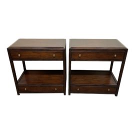 Restoration Hardware Atwood Nightstands, a Pair. Original Price: $1600