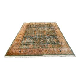 Vintage Handknotted Pakistani Rug - 8′ × 10′1″. Original Price: $5,000