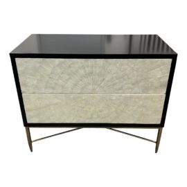 Bernhardt Adagio Bachelor's Chest + Inlaid Capiz Shells. Original Price: $2,740