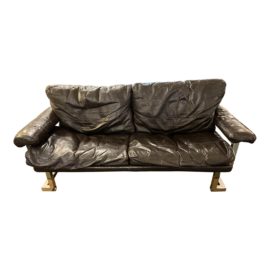 Pfieff & Co. Uk Mandarin Leather Two Seater Sofa