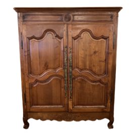 Antique Louis XV Armoire, Media Conversion. Original Price: $5,000