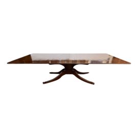 Rose Tarlow Melrose House Pickwick Mahogany Dining Table. Original Price: $19,683