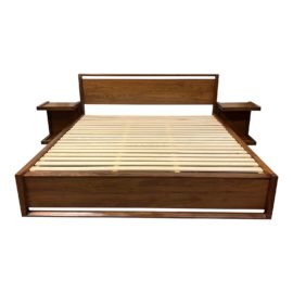 Eastern King Design Within Reach Sean Yoo Matera Bed Standard Bed Frame + Pair of Nightstands. Original Price: $7,585