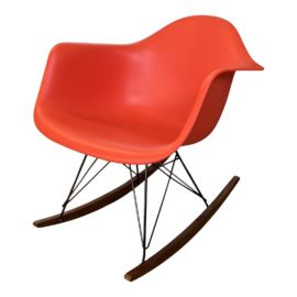 Herman Miller Charles + Ray Eames Rocking Shell Arm Chair. Original Price: $795