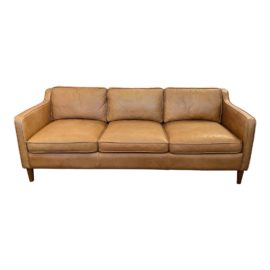 West Elm Hamilton Leather Sofa. Original Price: $3,599