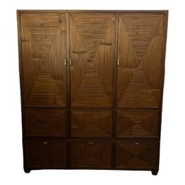 McGuire Furniture Faubourg Two-Piece Storage Cabinet