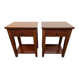 Pottery Barn Valencia Nightstands, a Pair. Original Price: $498