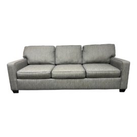 Pottery Barn Buchanan Style Square Arm Sunbrella Sahara Weave Sofa. Original Price: $2,300