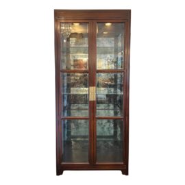 Baker Furniture Voltaire Lighted Display Cabinet