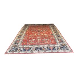 Wool + Silk Serapi Rug - 13′8″ × 14′2″. Original Price: $12,715