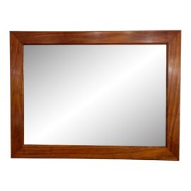 Vintage Shaker Walnut Wall Mirror