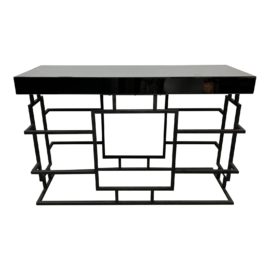 Uttermost Andy Black Modern Console. Original Price: $799