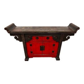 Antique Altar Console Table