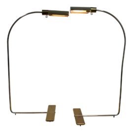 Cedric Hartman 1960's Swivel Brass Reading Lamps - a Pair. Original Price: $13,000