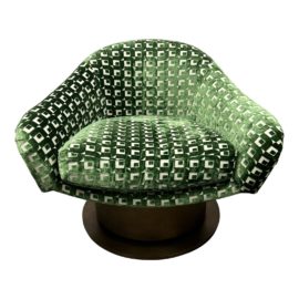 Coup Studio Turn Around Swivel Club Chair. Original Price: $6,000